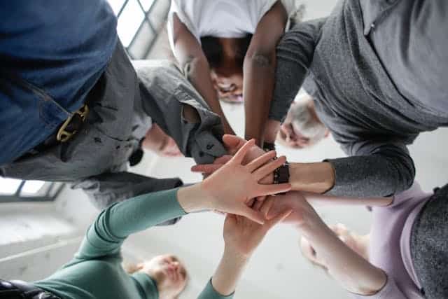 group teaming up